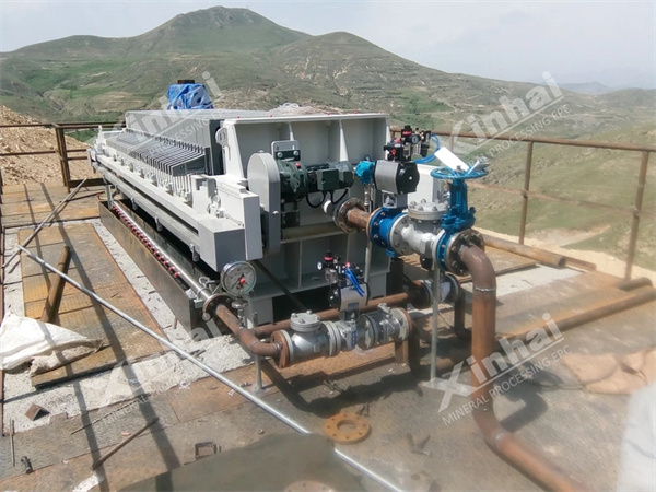 Tailings-filter-press